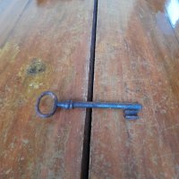 Стар метален ключ #4, снимка 1 - Колекции - 39662255