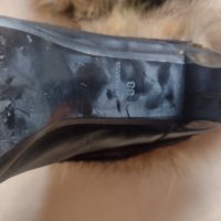 Зимни ботуши естествена кожа с естествен косъм лисица на ток , снимка 6 - Дамски ботуши - 39323181