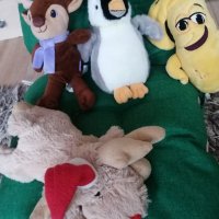 Коледни симпатични плюшени играчки - еленче, пингвинче, маймунка, и банан от Лидл, снимка 5 - Плюшени играчки - 30896832