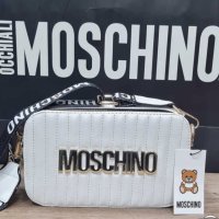 Moschino дамска чанта през рамо в бяло Код 801, снимка 1 - Чанти - 40640950