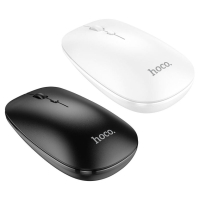 HOCO Безжична мишка - 2.4G, 800/1200/1600 DPI, 4D бутон - Бял, снимка 2 - Клавиатури и мишки - 44732031