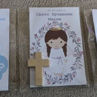 Подаръчета за гости на кръщене/кръщение за момиче - Кръстче , снимка 2 - Други - 42258086