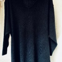 Комфортна блуза цвят графит, снимка 7 - Блузи с дълъг ръкав и пуловери - 40017155