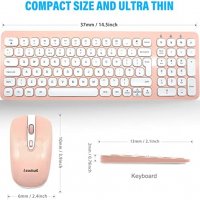 Нова Комбинирана безжична клавиатура и мишка за Лаптоп компютър, снимка 2 - Други - 40084053