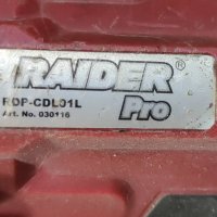  Raider Pro RDP-CDL01L + 2 батерии + зарядно, снимка 2 - Винтоверти - 40847709