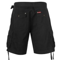 Lee Cooper - Мъжки къси панталони Belted Cargo, размери - M, L и XXL . , снимка 2 - Къси панталони - 37495612