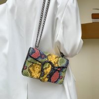Малка чанта Snake Yellow, снимка 5 - Чанти - 41477210