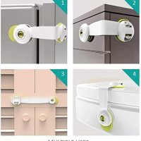 Нови 6 броя Защитни ключалки шкаф чекмедже предпазни за бебе дом, снимка 4 - Други - 41449069