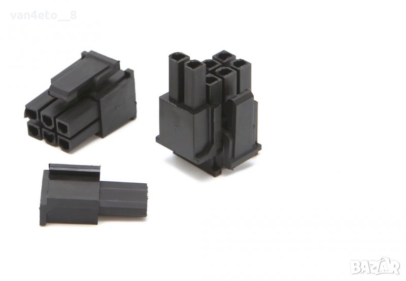 Букса 6+2 пина за Antminer, Dash и риг, снимка 1