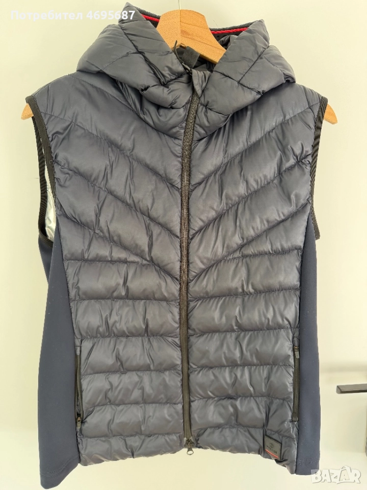 Оригинално дамско пухено елече с качулка Fire + Ice by Bogner, снимка 1