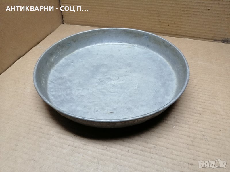 Стара Кована Медна Тава За Баница. , снимка 1