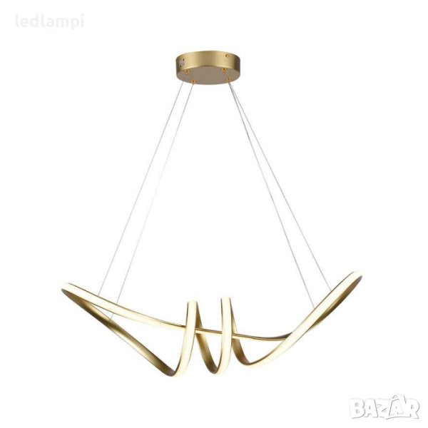 LED Полилей 24W Златен Топло Бяла Светлина, снимка 1