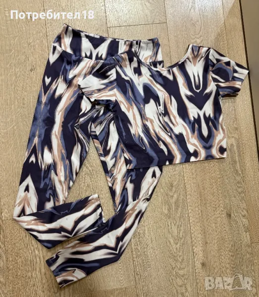 Zara/ Зара спортен сет клин и топ 13-14 год, снимка 1