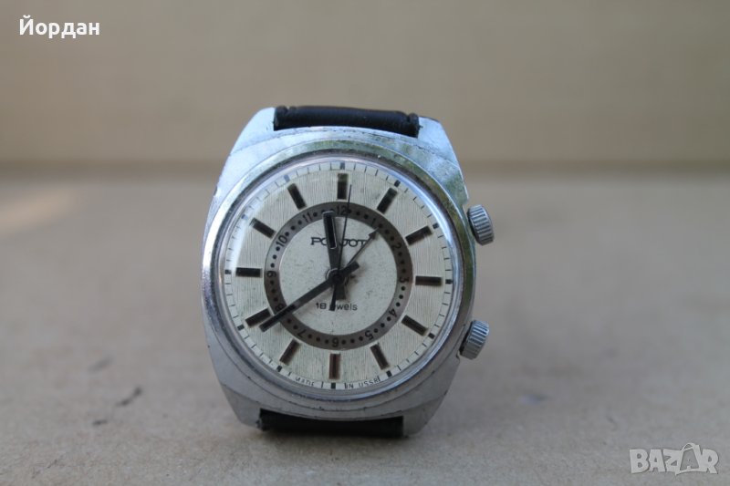 СССР мъжки часовник ''Полет'' ''Звънец'', снимка 1