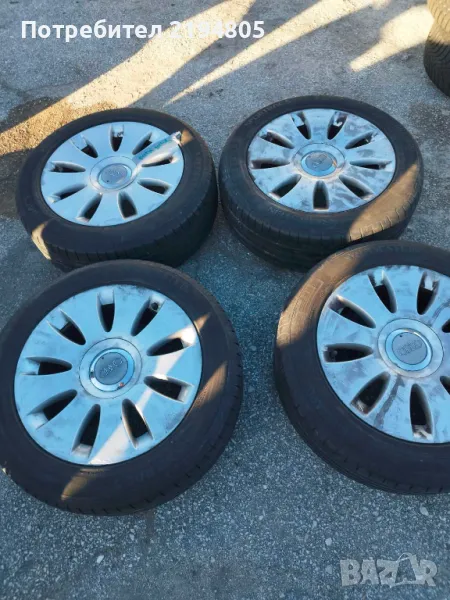  ДЖАНТИ С ЛЕТНИ ГУМИ ЗА AUDI, снимка 1