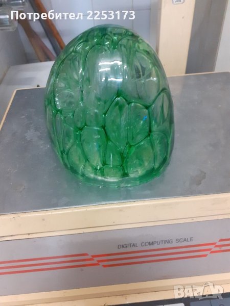 Стъклена соц.декорация, снимка 1