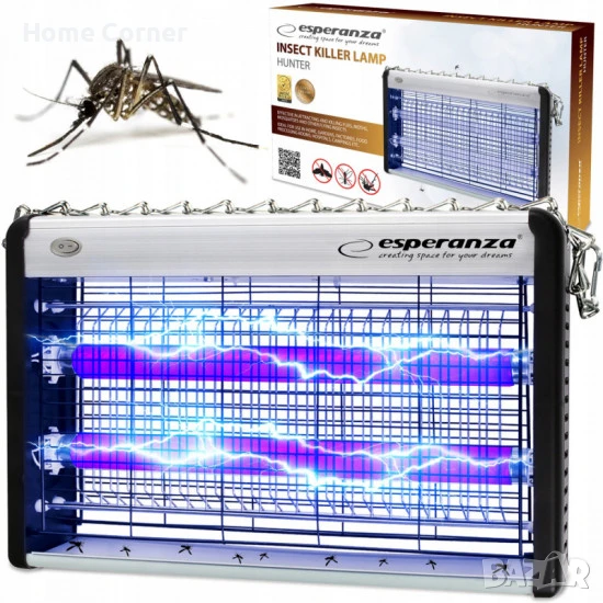 Лампа против комари Esperanza 20W, 80m2, снимка 1