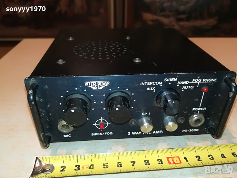 INTER-POWER PX-3000 2WAY PA AMPLIFIER-GERMANY 0204222113, снимка 1