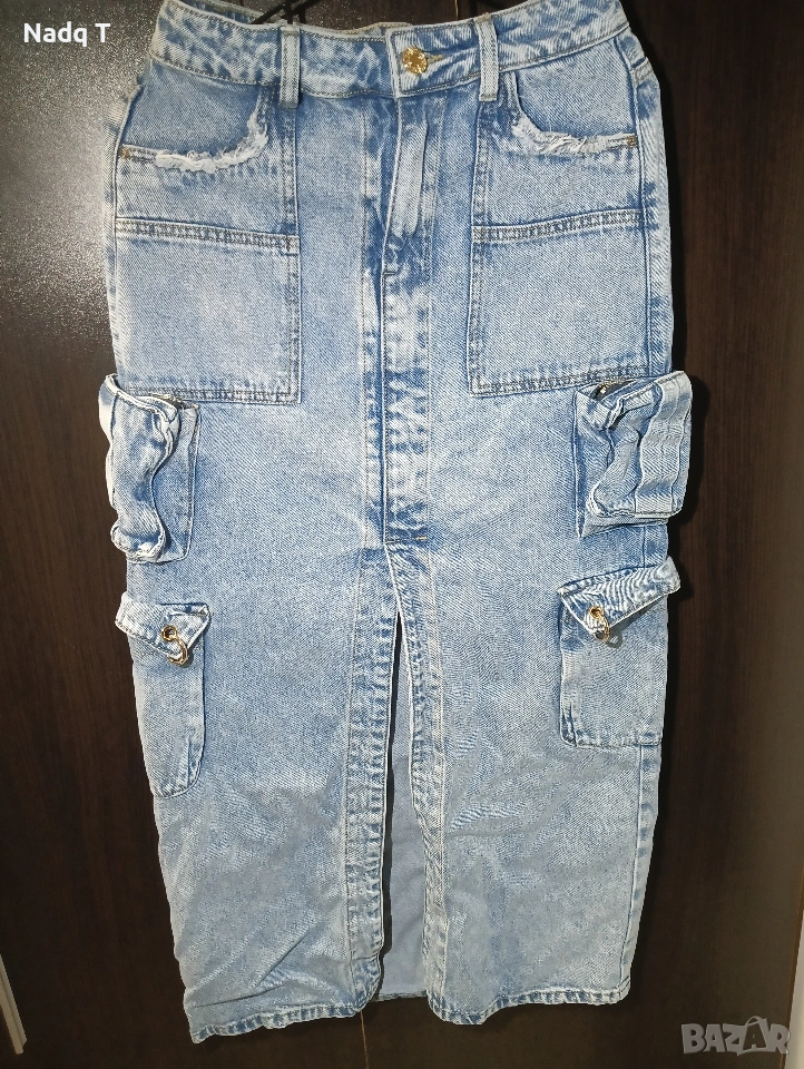 Дънкова пола , снимка 1