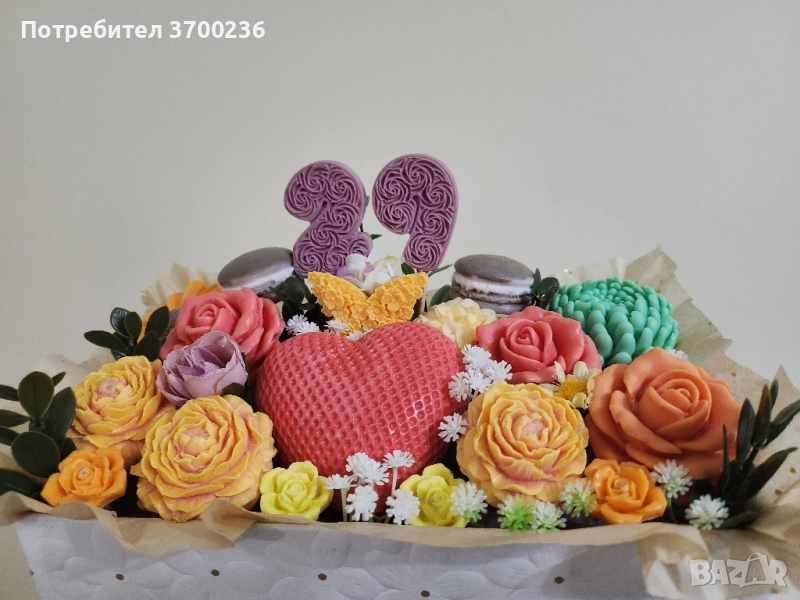 Сапунени цветя/аранжировки , снимка 1