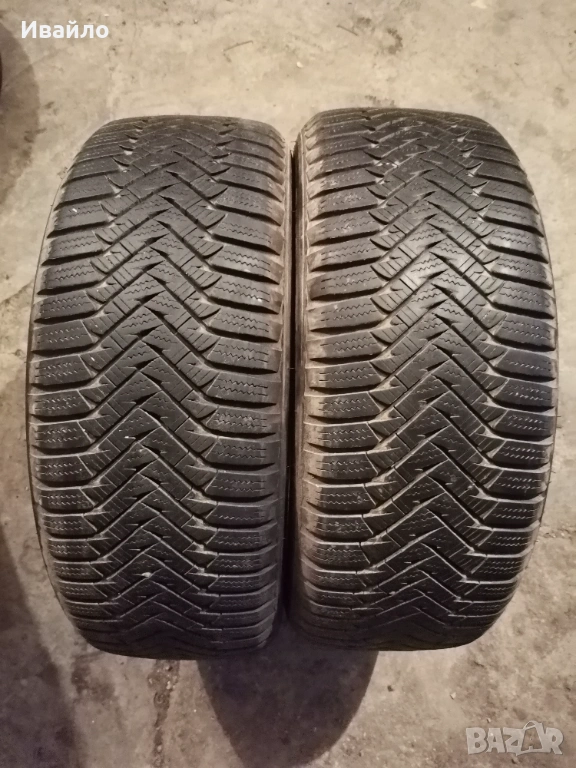 Продавам 2 броя зимни гуми 195.55.15 на 1 сезон дот 2021 Laufenn , снимка 1