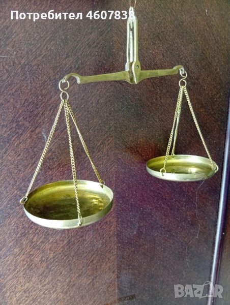 Везна аптекарска бижутерски 17-14 см, снимка 1