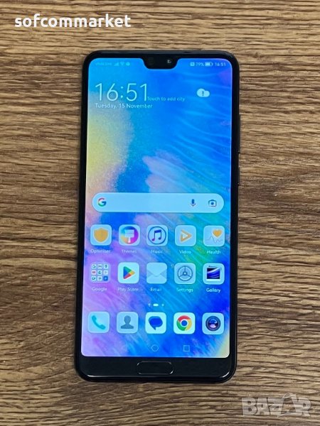 Huawei P20 64GB Midnight Black, Dual Sim, снимка 1