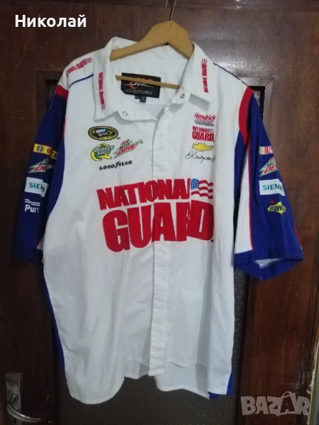 Мъжка риза с къс ръкав, снимка 1