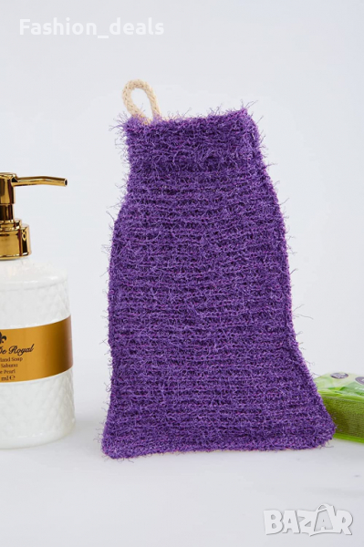 Нова Ексфолираща ръкавица Пилинг за тяло премахва мъртва кожа Душ баня, снимка 1