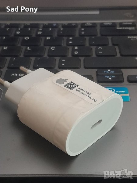 Apple 18W Power adapter зарядно, снимка 1