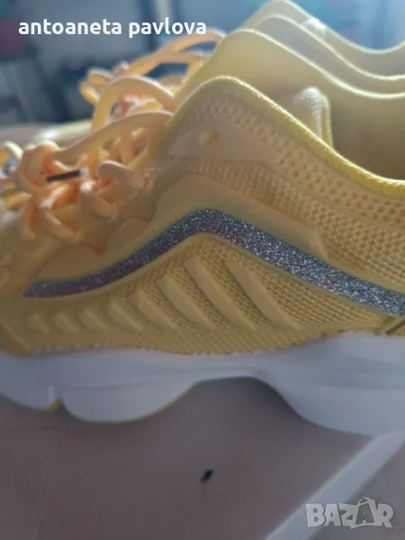 Маратонки в жълт цвят , снимка 1