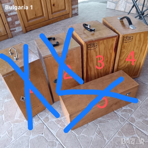 дървени кутии/кутия от микроскоп , снимка 1