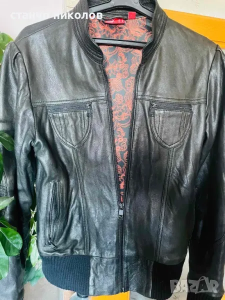 Продавам дамско кожено яке “ Puma “, снимка 1