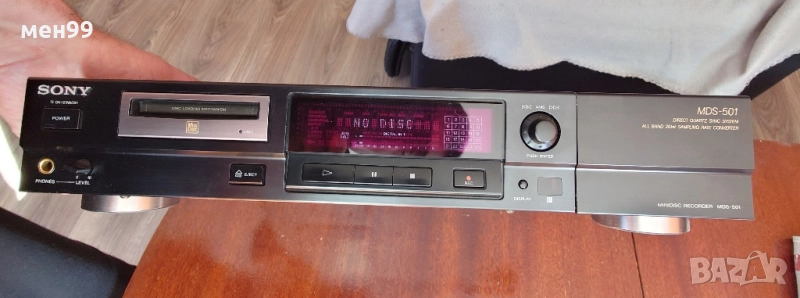 Минидиск дек Sony MDS 501, снимка 1