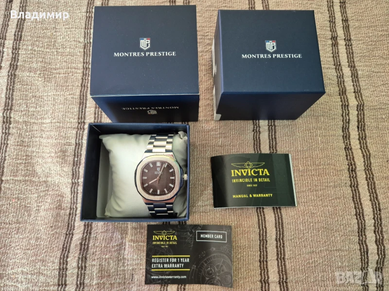 !ПРОДАДЕН! Мъжки часовник Montres Prestige (Invicta) MPW-0111, снимка 1