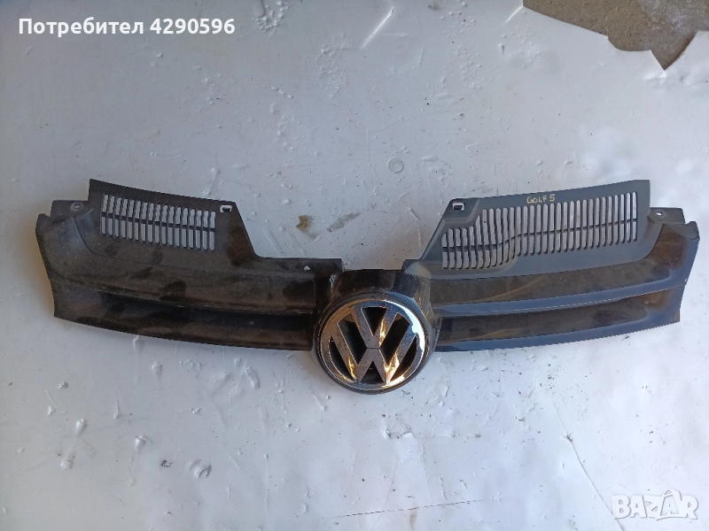 Решетка за VW Golf 5 / Голф 5 черна, снимка 1