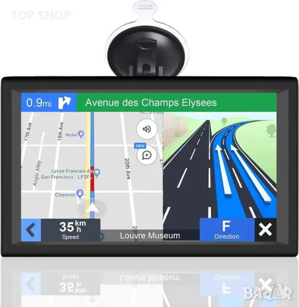 GPS сателитна навигация 9" 256MB+ 16GB от NAVRAF, снимка 1