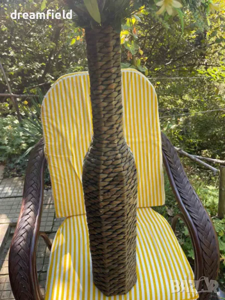 Плетена ваза, около 70-80 cм височина, снимка 1