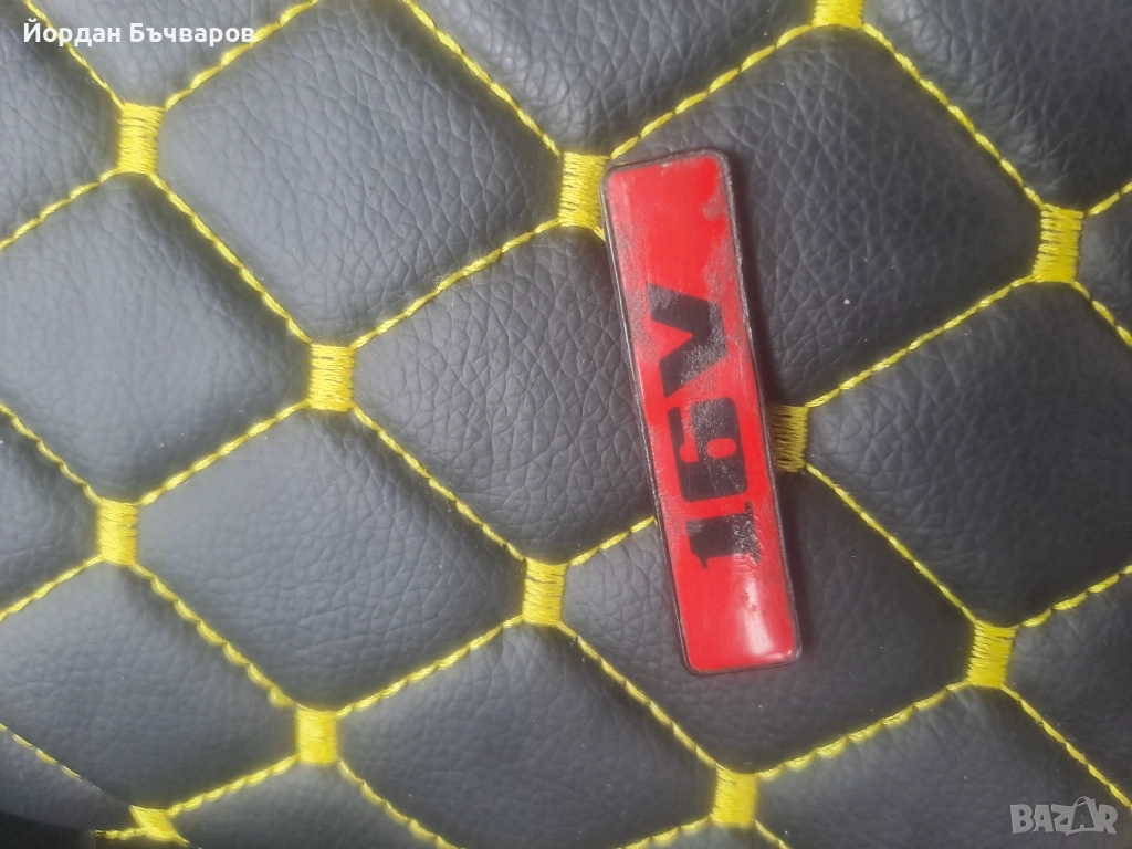 16V табелка от жабката за VW Golf GTi & Jetta KR / PL , снимка 1