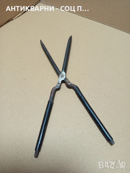 Соц Стари Немски Кожарски Клещи За Огъване Диамант., снимка 1