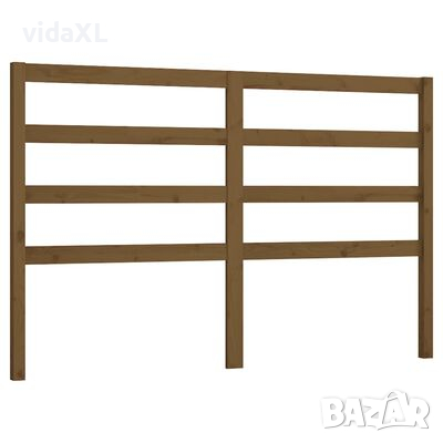 vidaXL Горна табла за легло, меденокафява, 166x4x100 см, бор масив(SKU:817653, снимка 1