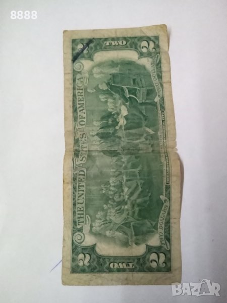 Два долара банкнота, снимка 1