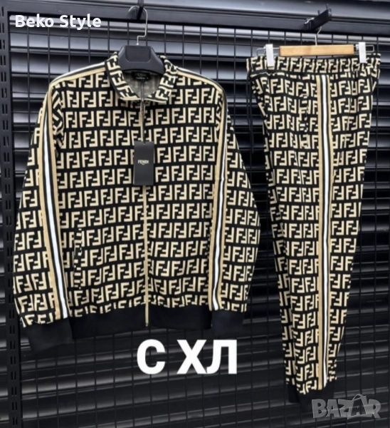 Мъжки памучен екип Fendi, снимка 1