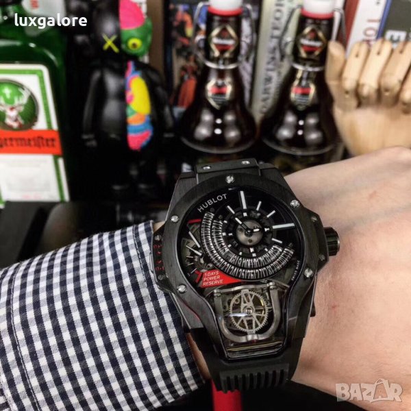 Мъжки часовник Hublot MP-09 Tourbillon с кварцов механизъм, снимка 1