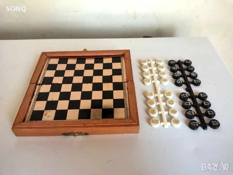 Колекционерски Стар Малък Шах, снимка 1