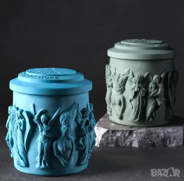 Молд бурканче/кашпа ангели , снимка 1