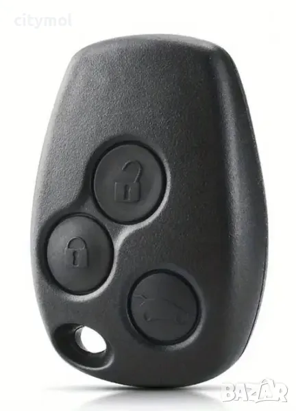 Кутийка за ключ Renault 3 бутона за Renault / Dacia: Clio, Kangoo, Master, Modus, Trafic, Twingo, снимка 1