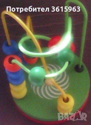 Дървена залъгалка, снимка 1