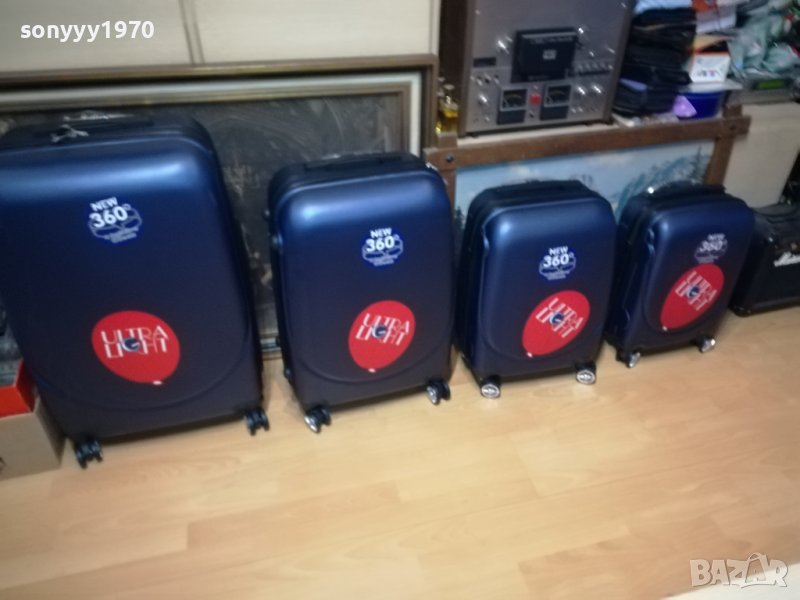 КУФАРИ 4БР НОВИ С ТВЪРДИ СТРАНИЦИ И КОЛЕЛЦА 1108231005, снимка 1