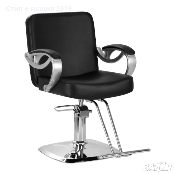 Фризьорски стол Hair System ZA31- черен, снимка 1